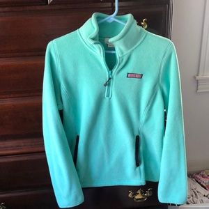 Vineyard Vines green fleece